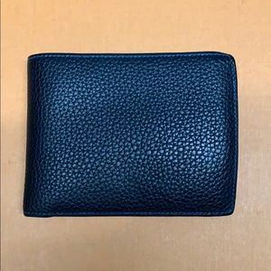 Maison Takuya Black Leather Billfold Wallet